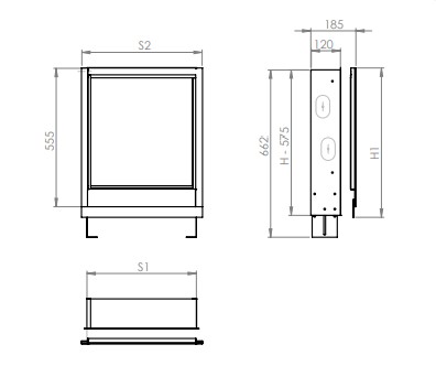Concealed cabinet with cover