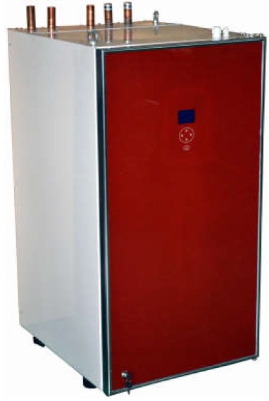 Ventilation and fresh air heating pump (air/water)