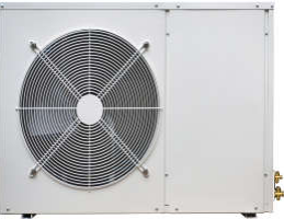 Fresh air heating pump (air/water)