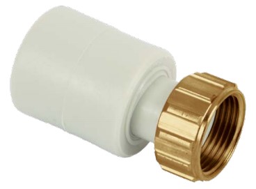 Straight connector with female thread PP-R