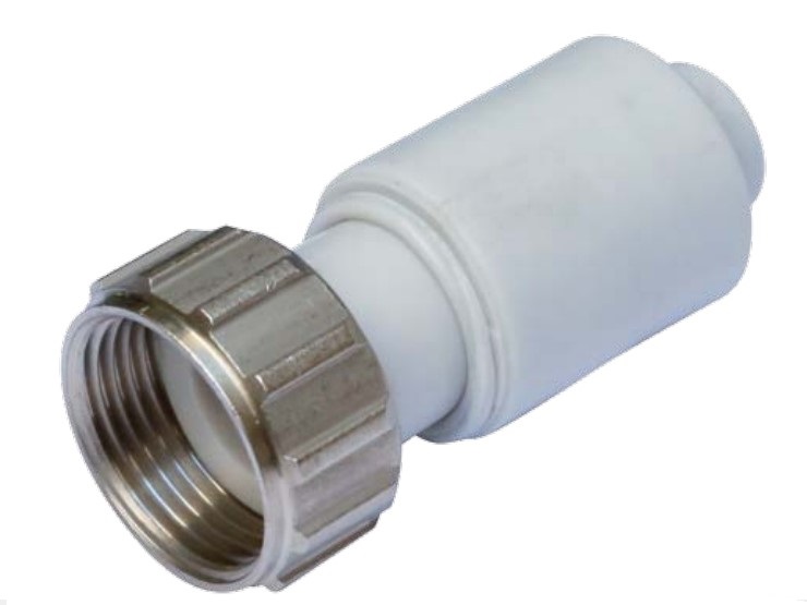 Gerader verbinder mit schraube PE-RT