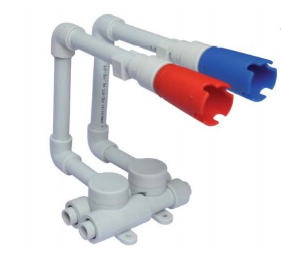 Fixare de sus si lateral pentru radiator PE-RT