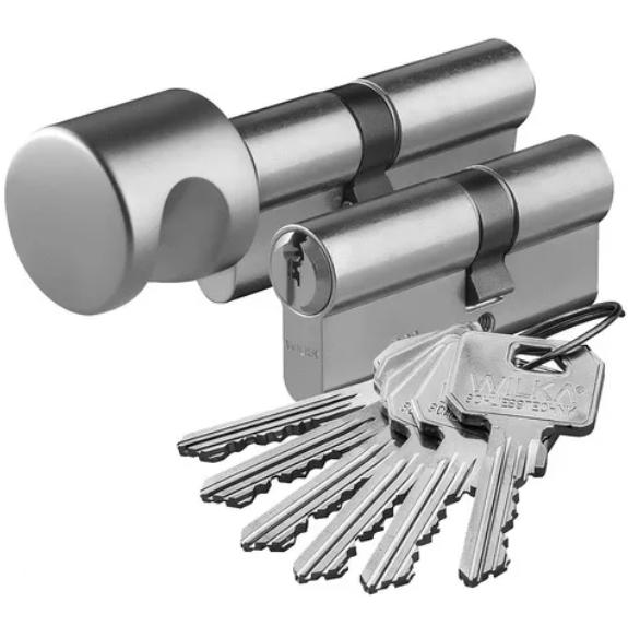 Cylinder with keys