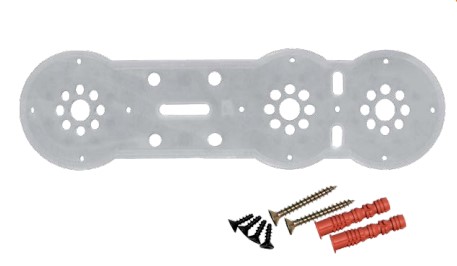 Mounting plate - plastic